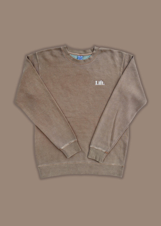 "The Classics" Crewneck (Washed Brown)