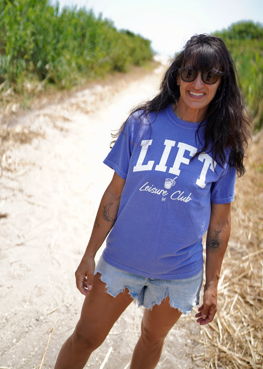 LIFT & Leisure Tee (Periwinkle)
