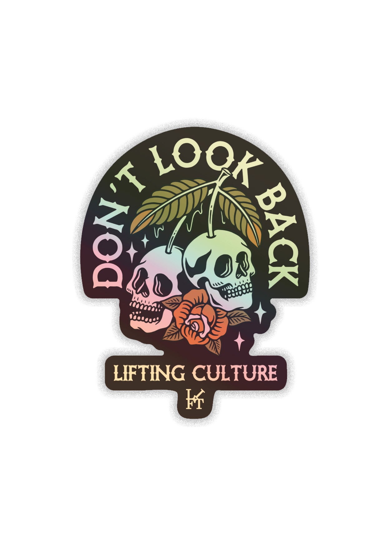 "Don't Look Back" Sticker