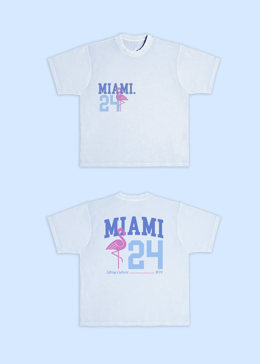 WZA Miami Tee (Ice Blue)