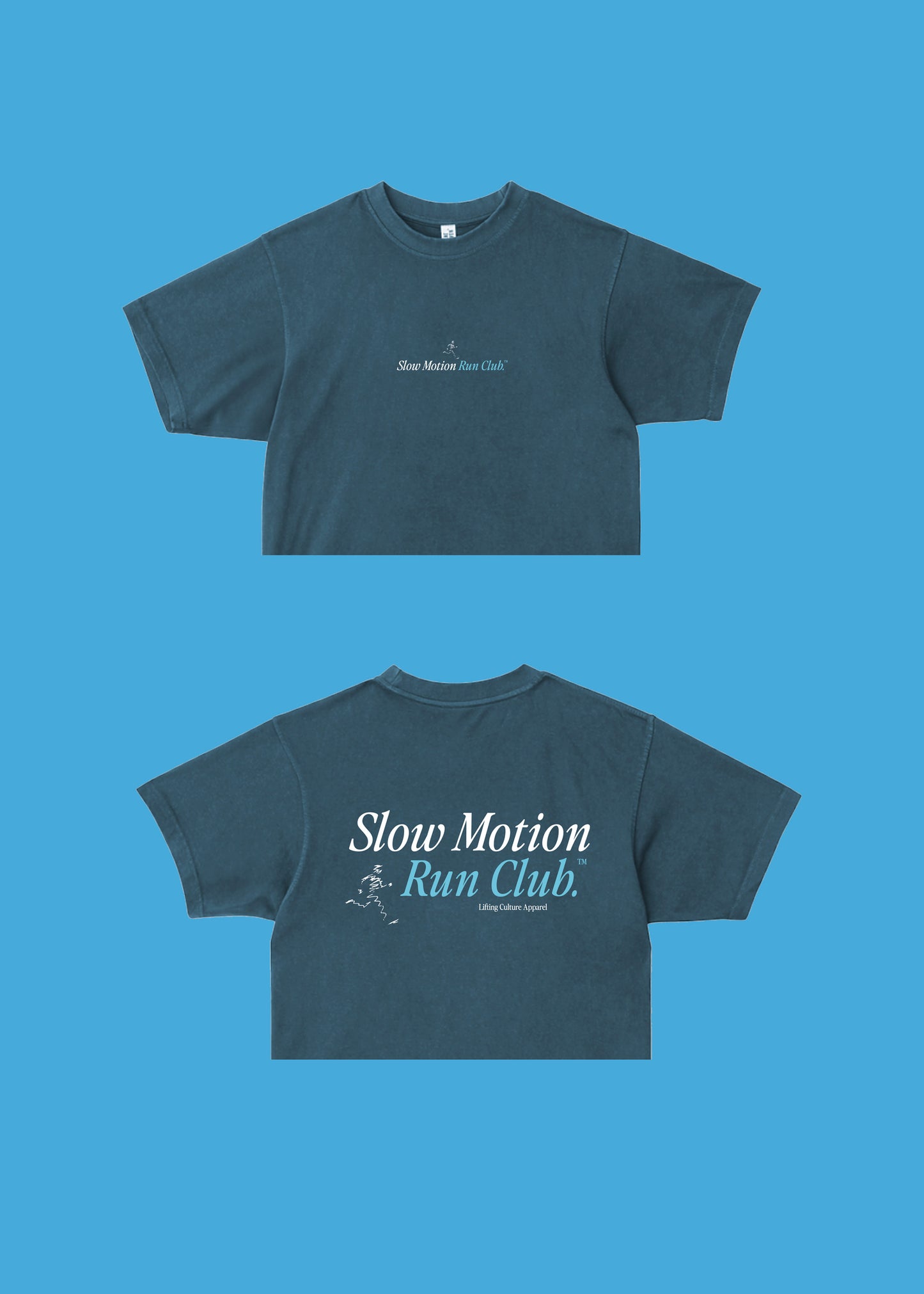 SMRC Boxy Crop (Washed Navy)