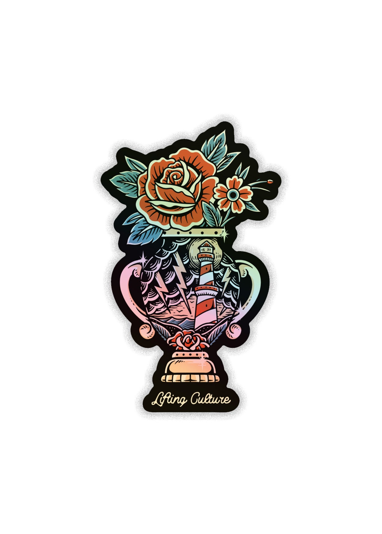"Storm of Roses" Sticker
