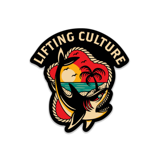 Shark Mentality Sticker
