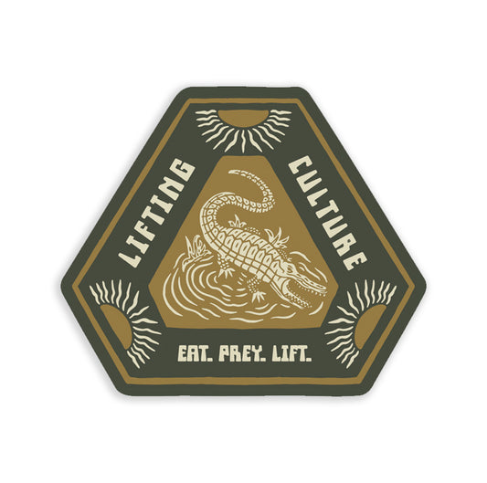 Eat. Prey. Lift. Sticker