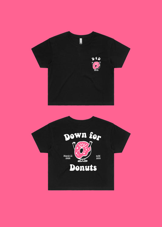 "Down For Donuts" Boxy Crop