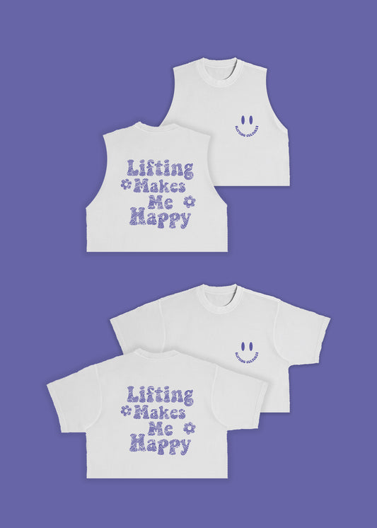 LMMH Crop Tee/Tank (Washed Ivory)