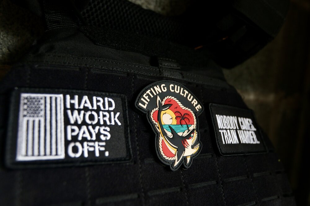 Shark Mentality Patch (PVC) *Velcro - LIFTING CULTURE APPAREL